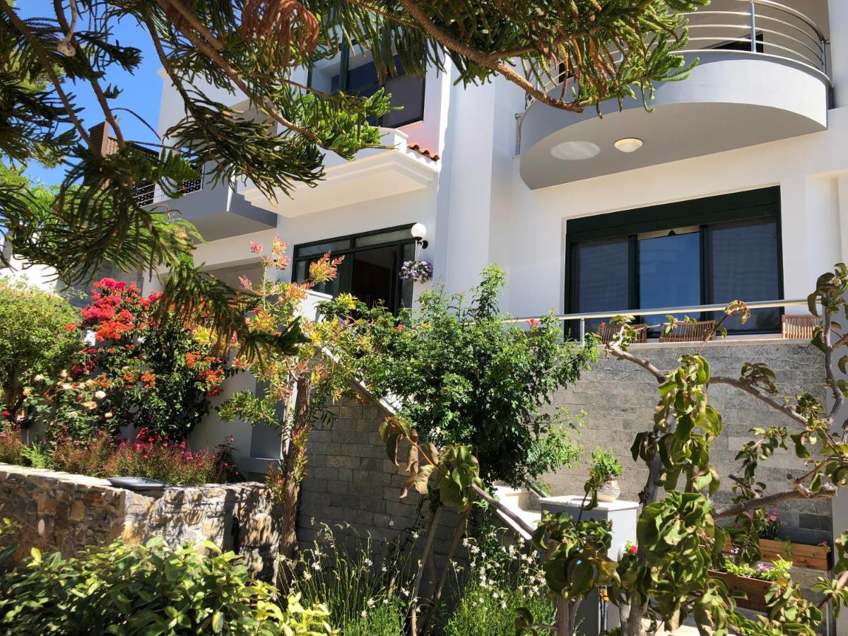 Paradisos Luxury Villas Next To Beach Koutsouras Bagian luar foto