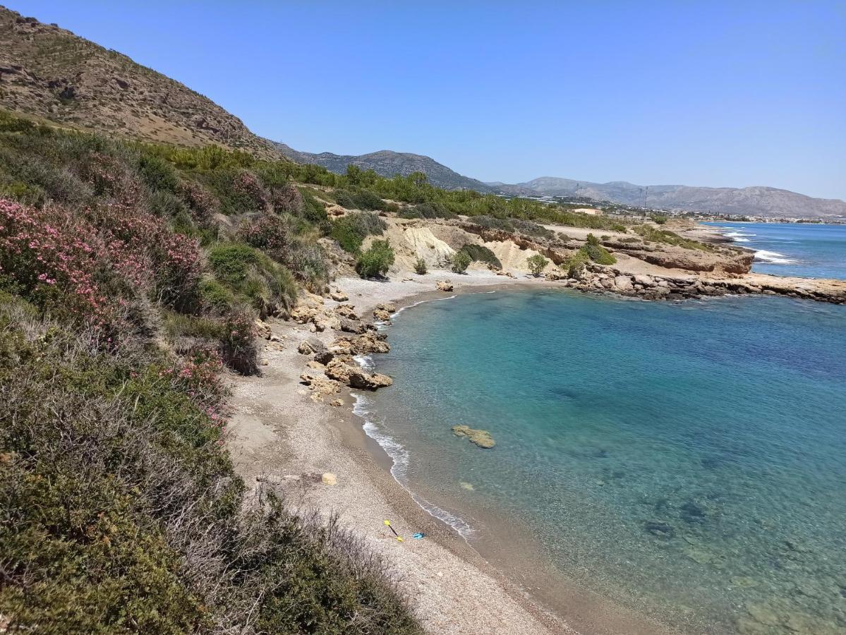 Paradisos Luxury Villas Next To Beach Koutsouras Bagian luar foto