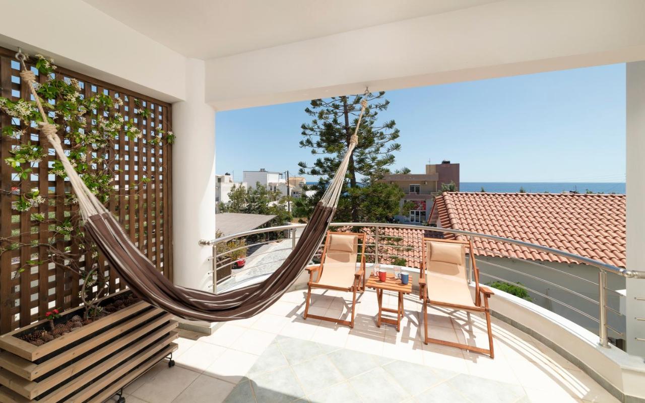 Paradisos Luxury Villas Next To Beach Koutsouras Bagian luar foto