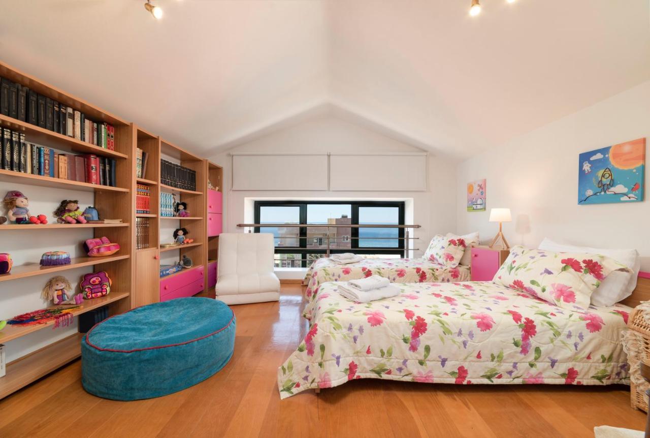 Paradisos Luxury Villas Next To Beach Koutsouras Bagian luar foto