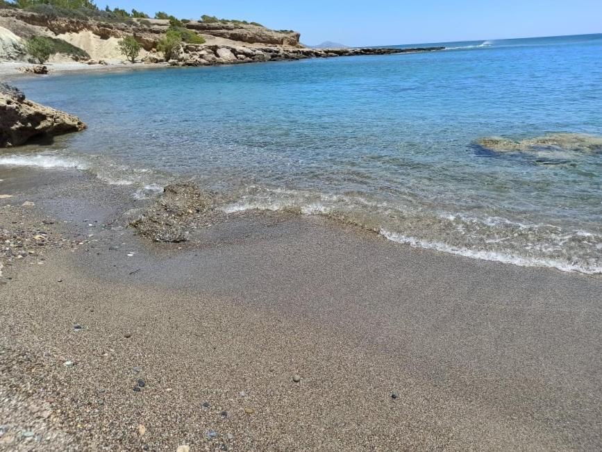 Paradisos Luxury Villas Next To Beach Koutsouras Bagian luar foto